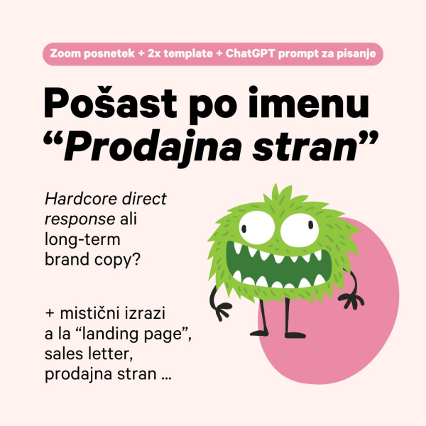 Pošast po imenu "Prodajna stran"